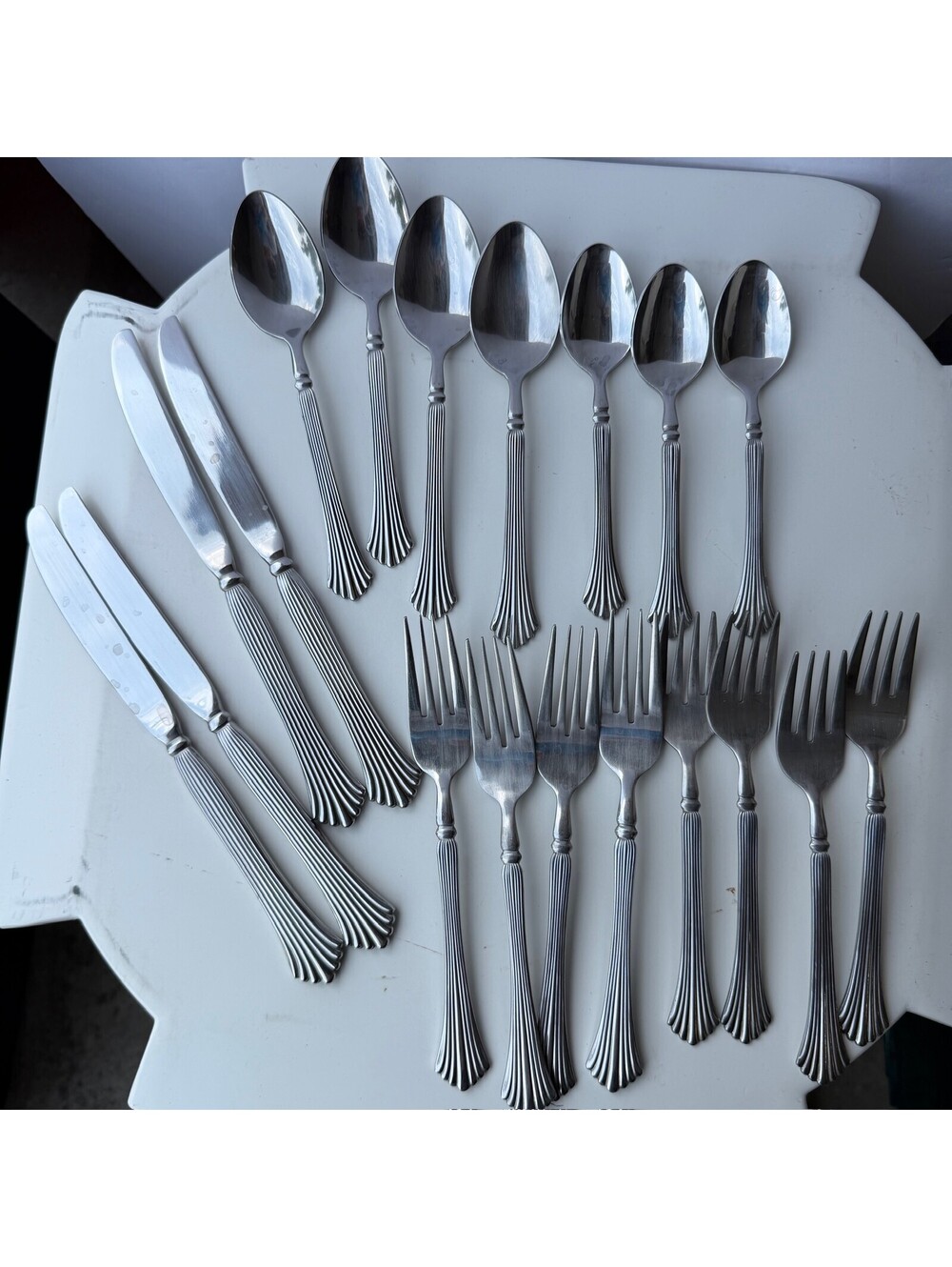 Vintage Noritake Thai‎ Airways Flatware Lot Sherlock Holmes Spoon B-9